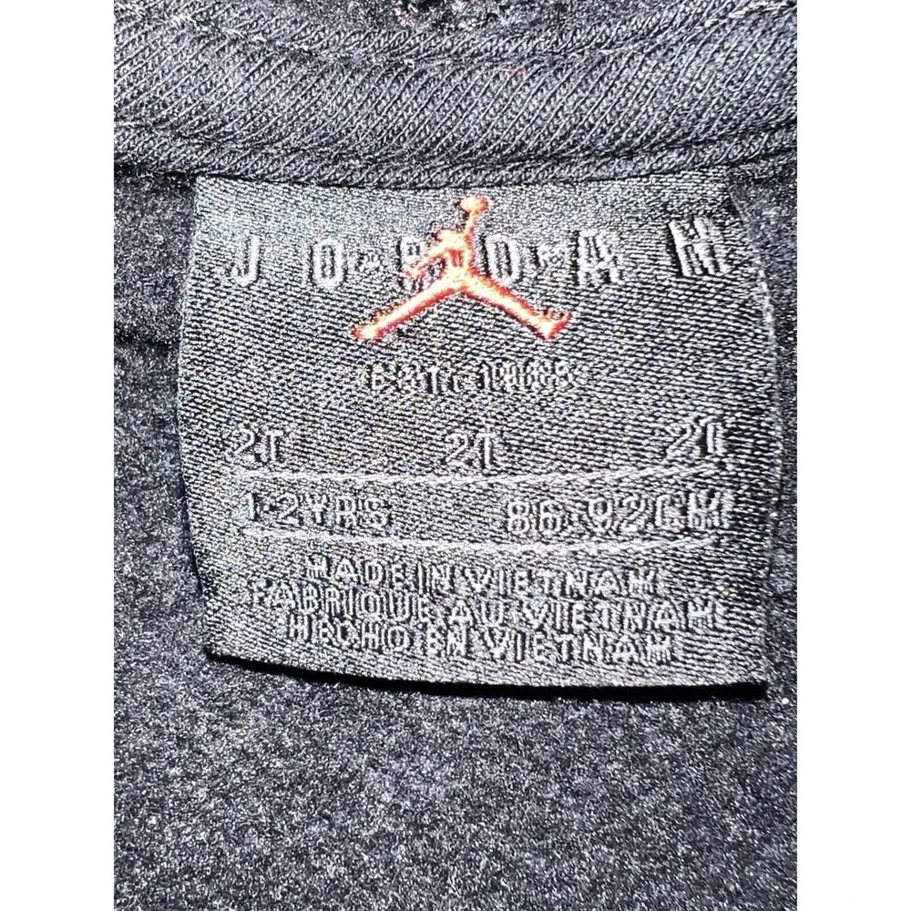 Nike Jordan Flight Hoodie Toddler Boys -‎ Black Size 2T